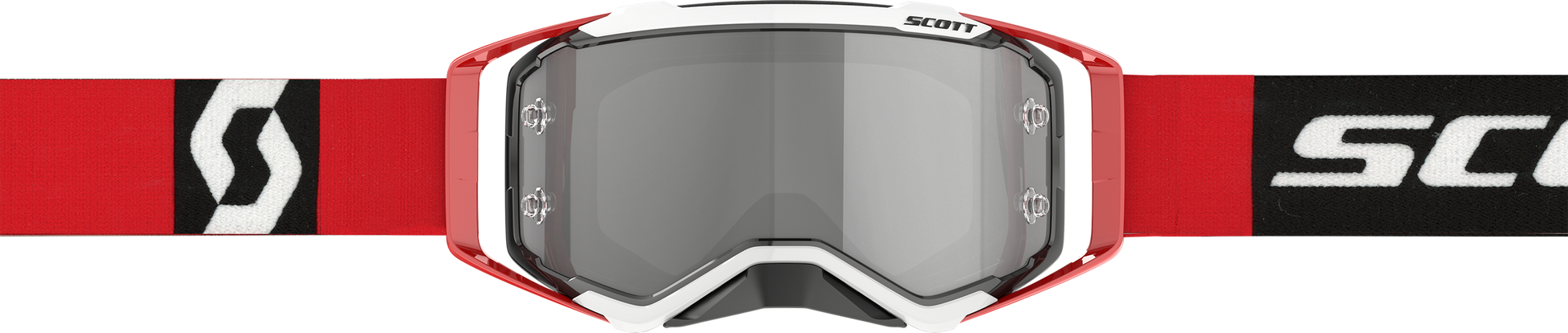 Prospect Goggle Red/Black Silver Chrome Works