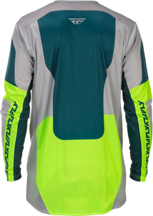 Youth Lite Jersey Grey/Lime/Teal Yxl