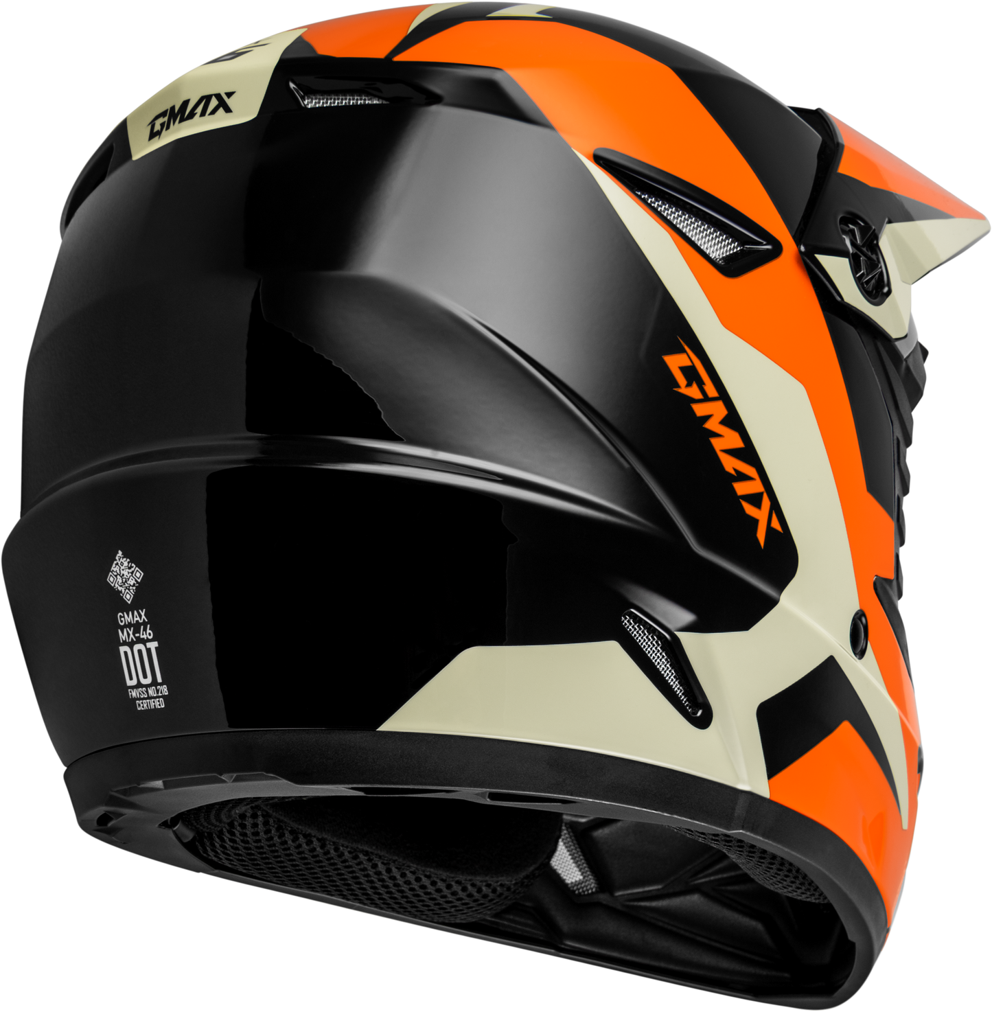 Mx 46y Cyclus Helmet Black/Orange Yl