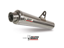 MIVV Slip-on, X-Cone Stainless Steel, Standard Exhaust For Aprilia Tuono Fighter 1000 2002-2005