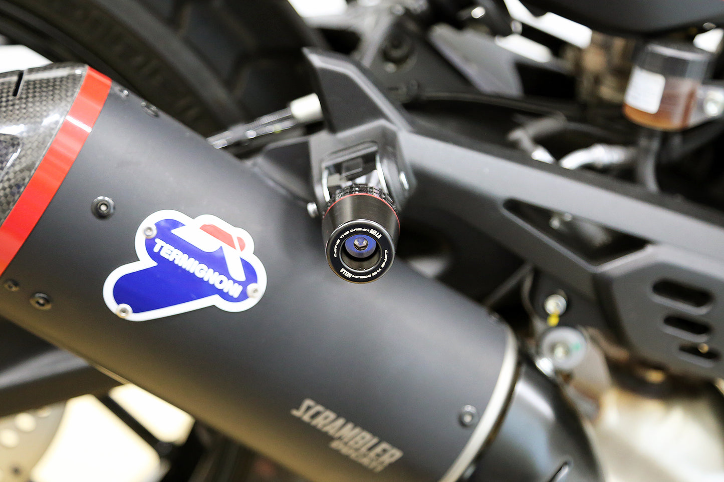 AELLA Rear Foot Peg Slider for Ducati Scrambler 800 (2023+) / Panigale V2 (2025+)