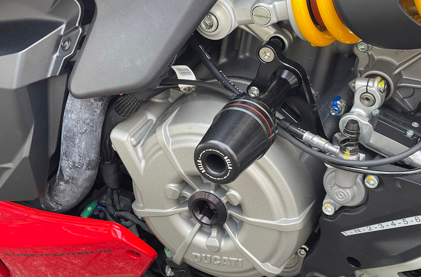 AELLA Frame Slider Kit For the Ducati Streetfighter V2 (23-24)