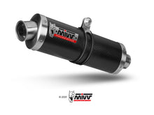 MIVV Slip-on, Oval Carbon, Alto/High up Exhaust For Suzuki Bandit 600 2000-2004