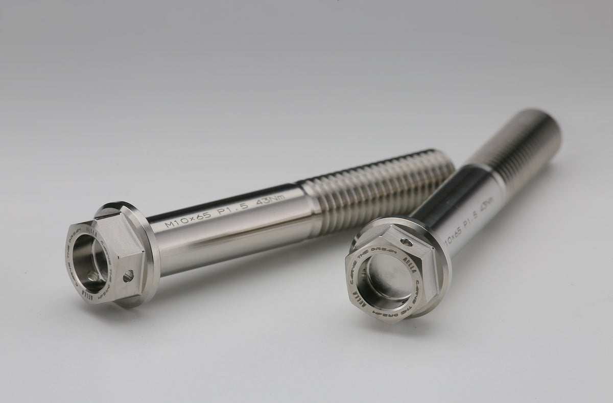 AELLA Titanium Caliper Bolts for BMW Models (M10x60, 1.5 pitch)