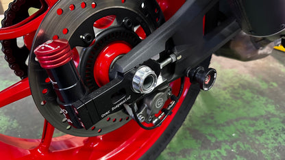 AELLA Titanium Rear Wheel Axle Nut for the Ducati DesertX, Multistrada V4, 1200 / 1260 Enduro, 950, Monster 821, and Panigale 899 / 959