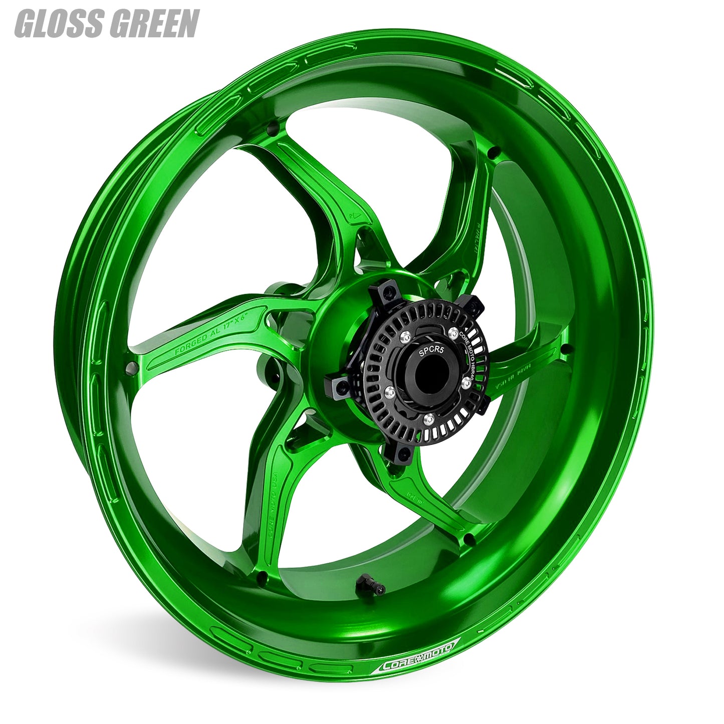 Core Moto APEX-6 Forged Aluminum Wheels for the Kawasaki ZX-10R / ZX-10RR (2016+)
