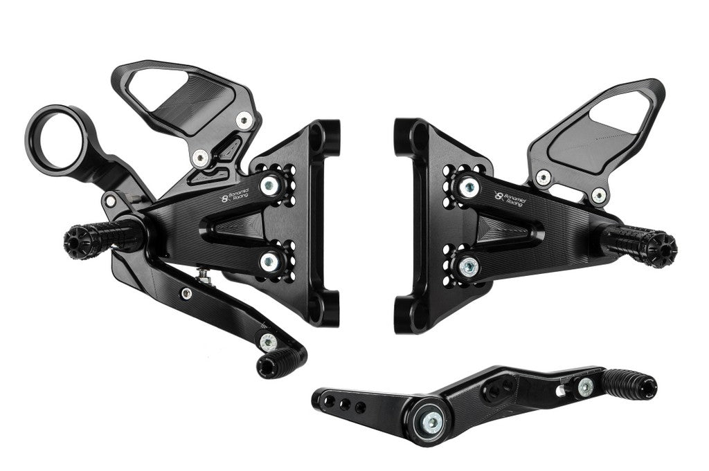 Bonamici Racing Aluminium Rearsets for the BMW S1000RR/M1000RR 2019-2023