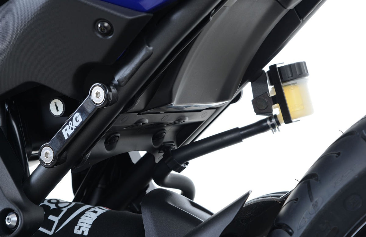 R&G Racing Rear Footrest Blanking Plate (Pair) for the Yamaha FJ-07 / Tracer 700 '16-'20
