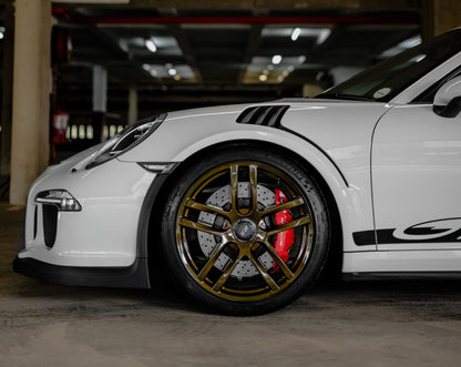 BST GT TEK 10 Spoke Carbon Fiber Wheel Set for the Porsche 991 GT2 / GT3 RS (15-21) - 20 x 9.5 Front / 21 x 12.5 Rear