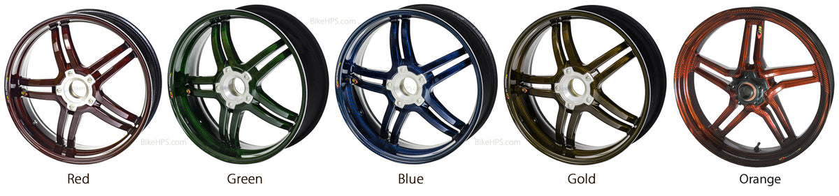 BST GP TEK 5 Spoke RACING Carbon Fiber Rear Wheel for the Aprilia RSV4 (2009+) / Tuono V4 (2021+)