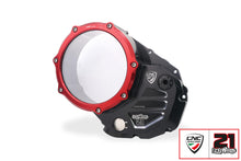 CNC Racing TROY BAYLISS LIMITED EDITION Clear Wet Clutch Cover for most Wet Clutch Ducati