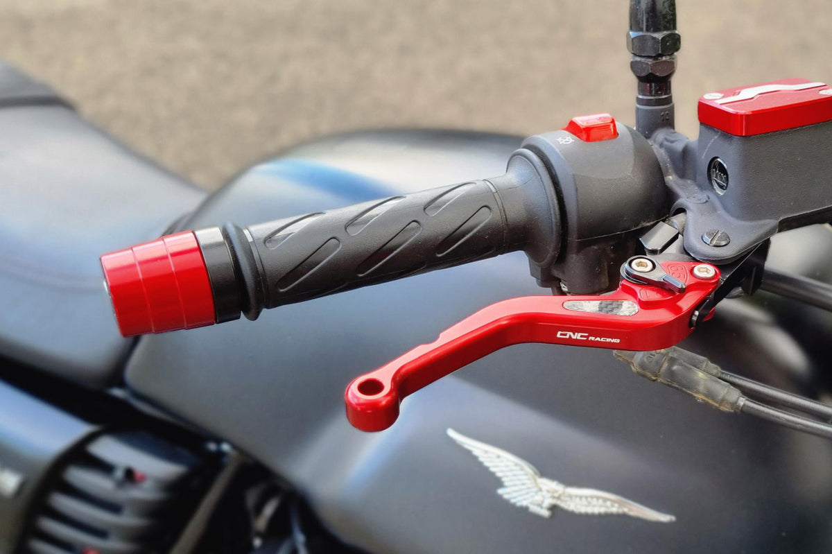 CNC Racing Bar End Adapters for Moto Guzzi Models