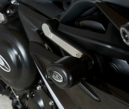 R&G Racing Aero no-cut Frame Sliders, ROAD VERSION for Triumph 675 Daytona '13-'19