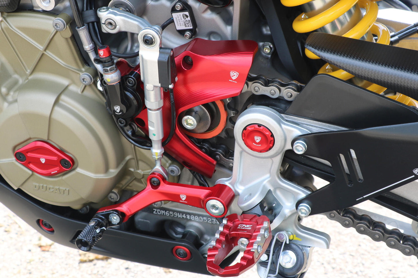 CNC Racing Front Sprocket Cover for Ducati Hypermotard 698 Mono