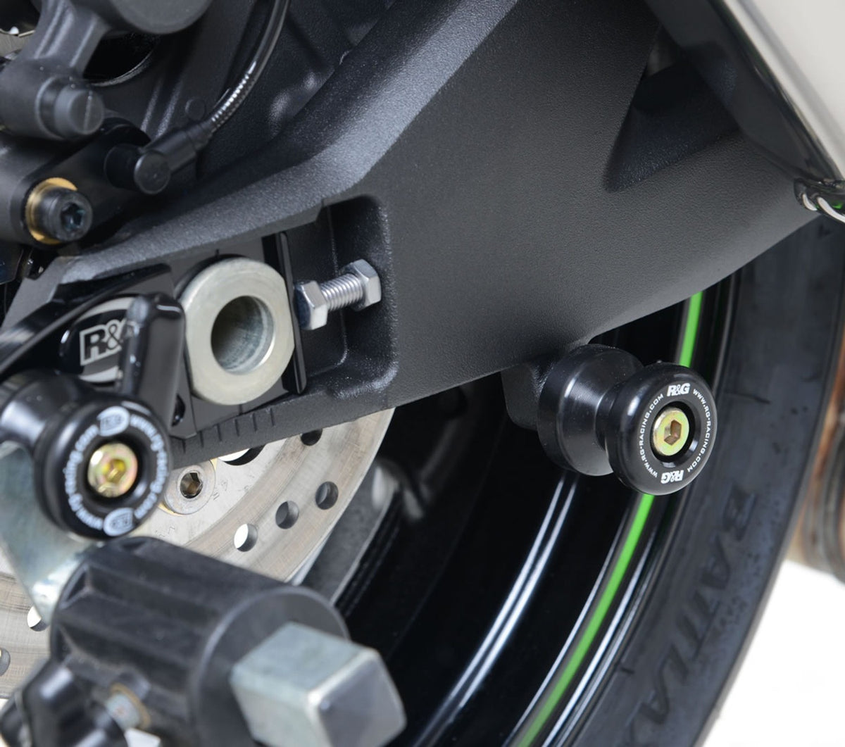 R&G Racing Cotton Reels for Kawasaki ZX-10R '16-'22, ZX-10RR '21-'22 and Suzuki SV650 / SV650X '16-'22