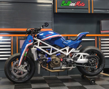 2007 Ducati Monster S4RS Captain America Paolo Tex BellissiMoto Custom