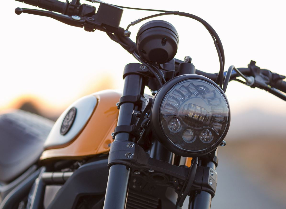Motodemic LED Headlight Conversion Kit for the Ducati Scrambler (15-18)