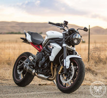 Motodemic Single LED and Round Halogen Headlight Conversion Kit for the 2012 Triumph Street Triple