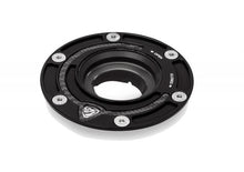 CNC Racing Aluminum with Carbon Inlay Gas Cap Flange for Older Ducati's  MV's and Yamaha Models
