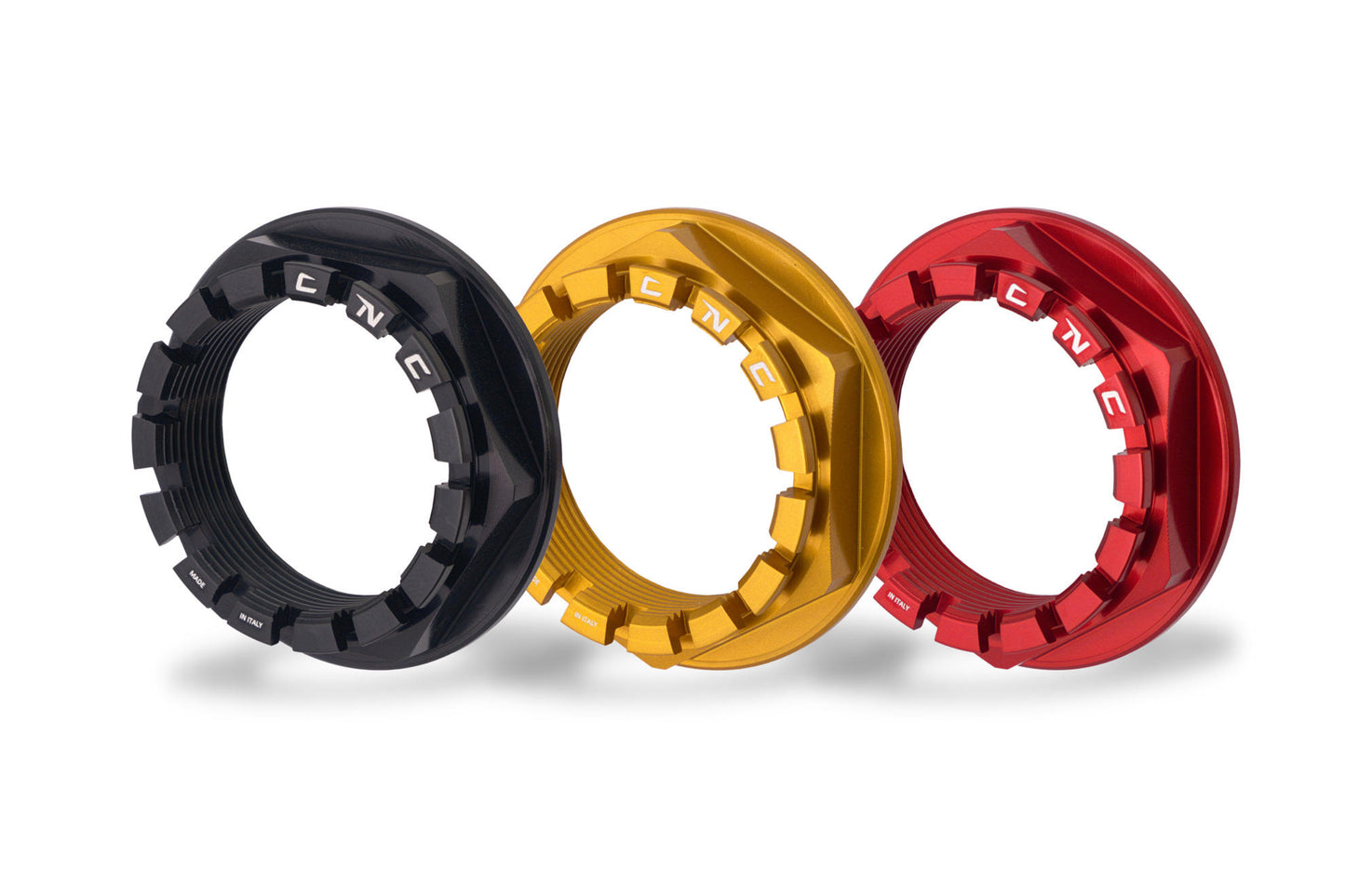CNC Racing Left Hand (Sprocket) Rear Axle Nut for small hub (5 hole) Ducati
