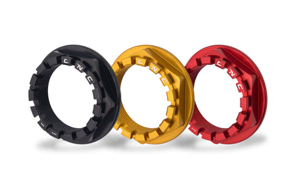 CNC Racing Left Hand (Sprocket) Rear Axle Nut for small hub (5 hole) Ducati