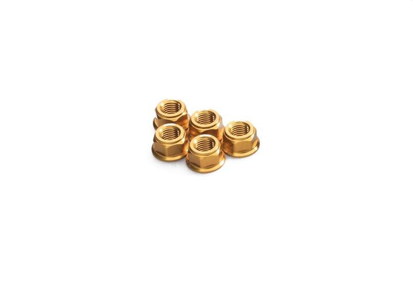 CNC Racing Flange and Sprocket Nuts for Ducati's, MV Agusta F4/B4 (>09), F3/B3 (2018+), and 2015+ Aprilia RSV4/Tuono V4 - M10x1.25