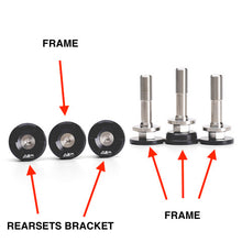 AEM FACTORY - DUCATI PANIGALE / STREETFIGHTER V4 FRAME PLUG KIT PLUS TITANIUM ENGINE / FRAME BOLTS
