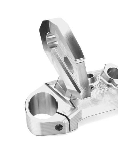 AEM Factory - Billet Triple Clamp kit for the Ducati Diavel 1260 with Handlebar Clamp Riser