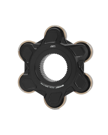 AEM FACTORY - GHOST-6 DUCATI ALUMINUM BILLET LIGHTWEIGHT HUB FLANGE AND CUSH DRIVES for Large Hub Ducati Models