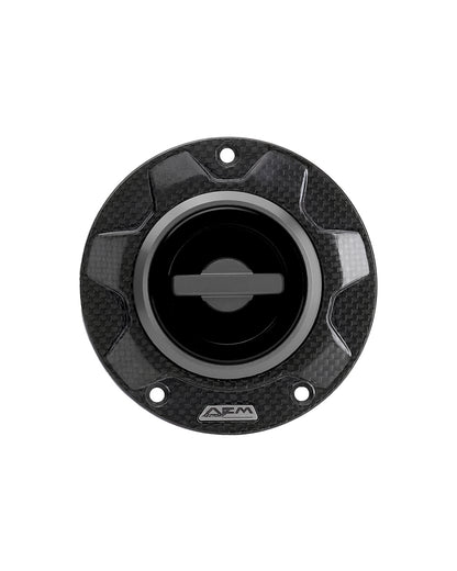AEM FACTORY - 'CARBON GEAR' GAS CAP WITH QUICK RELEASE ACTION FOR DUCATI and MV Agusta