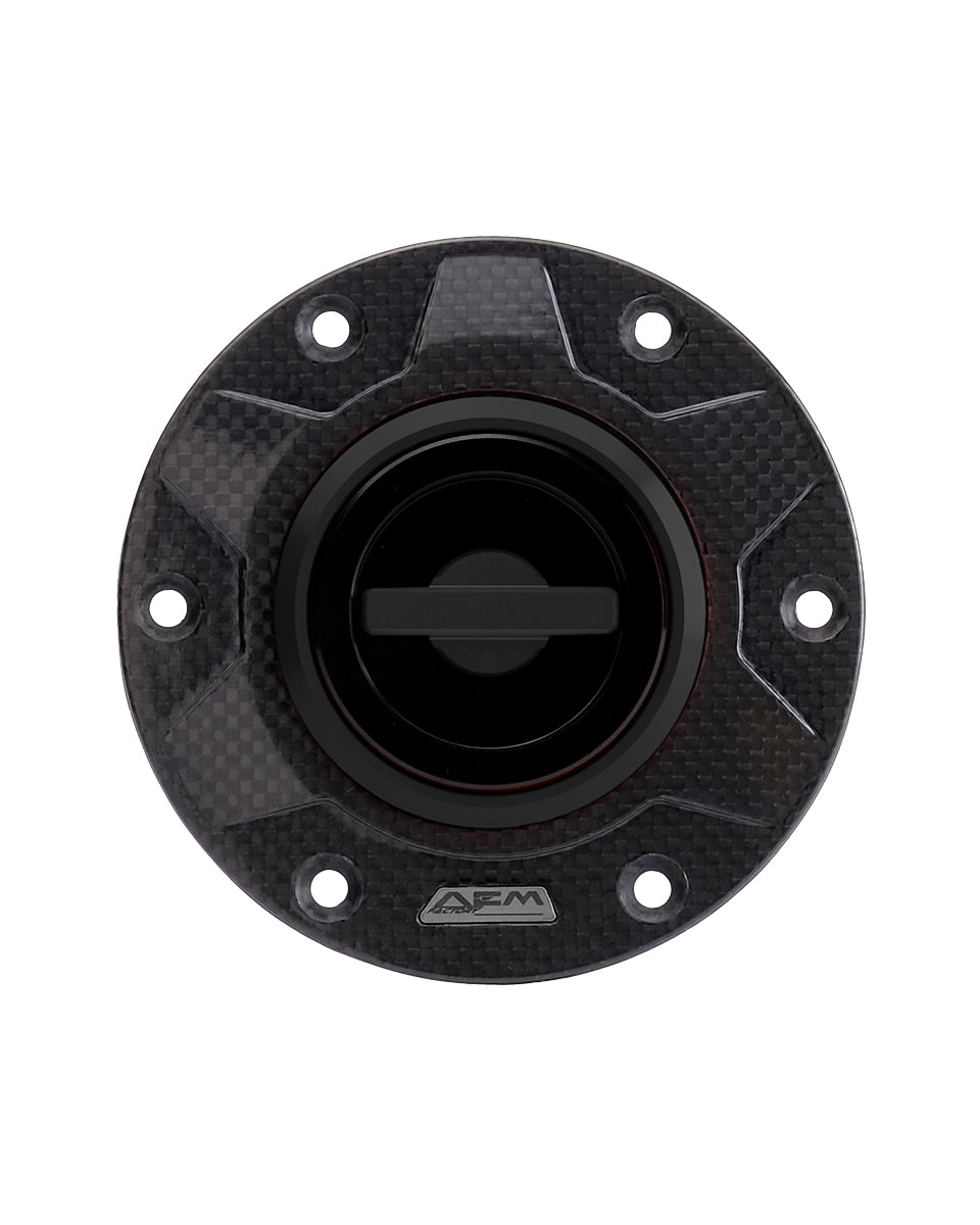 AEM FACTORY - 'CARBON GEAR 115' GAS CAP WITH QUICK RELEASE ACTION FOR Ducati and KTM