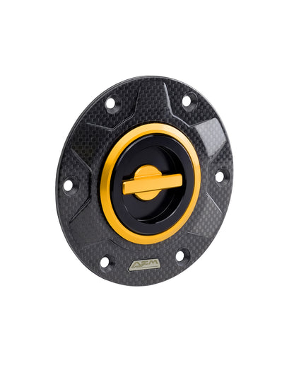 AEM FACTORY - 'CARBON GEAR 115' GAS CAP WITH QUICK RELEASE ACTION FOR Ducati and KTM