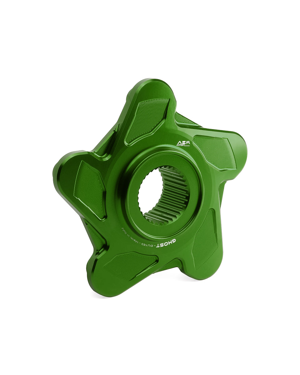 AEM FACTORY - GHOST-5 DUCATI ALUMINUM BILLET LIGHTWEIGHT HUB FLANGE AND CUSH DRIVES for Small Hub Ducati Models