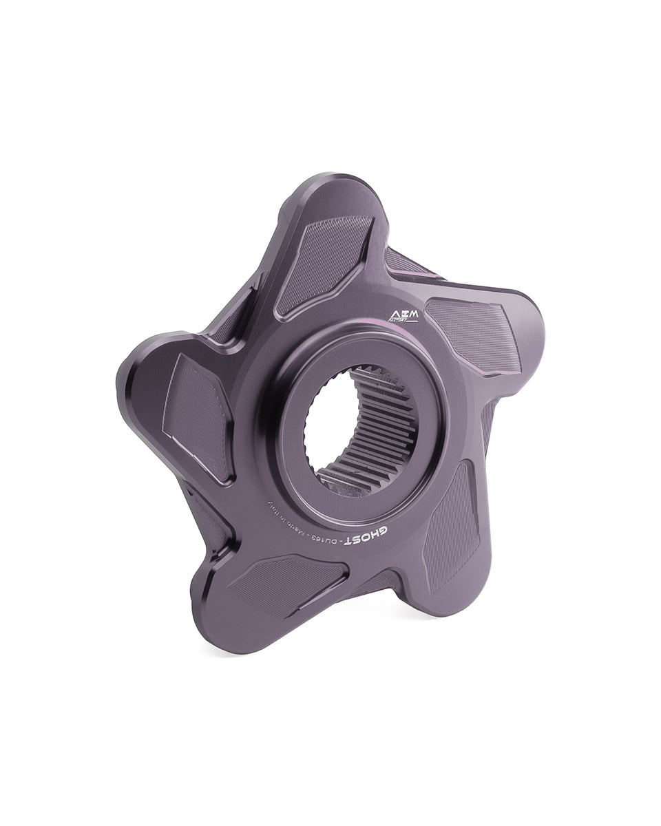AEM FACTORY - GHOST-5 DUCATI ALUMINUM BILLET LIGHTWEIGHT HUB FLANGE AND CUSH DRIVES for Small Hub Ducati Models