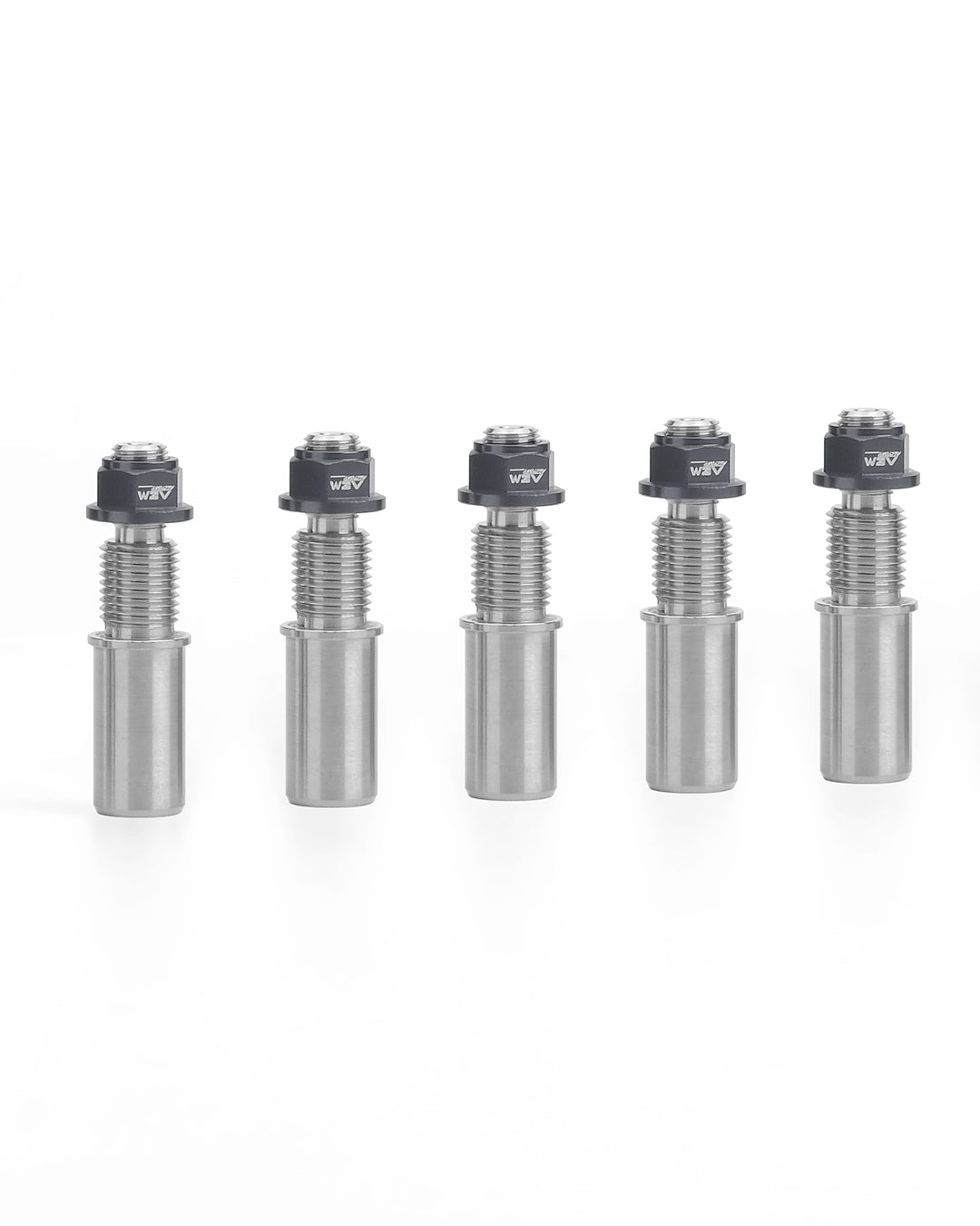 AEM FACTORY - TITIANUM STUDS AND ERGAL NUTS (SET OF 5) FOR DUCATI DUAL SIDED SWINGARM SPROCKET CARRIER