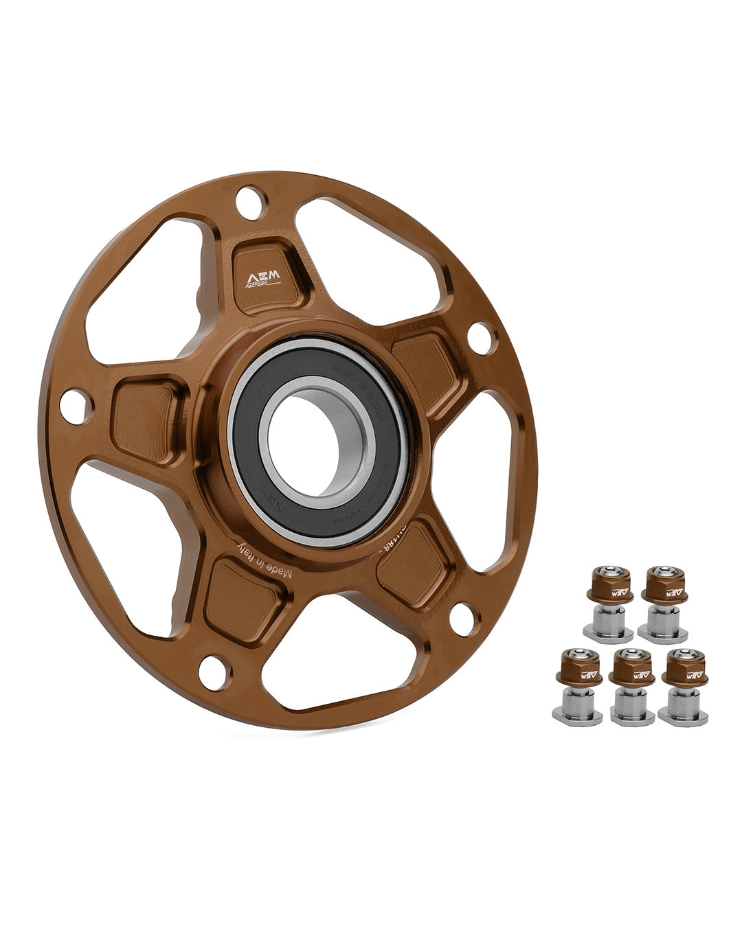 AEM FACTORY Aluminum Quick Change Carrier for Ducati Pangiale / Streetfighter V4 (2025+) - OE Wheels