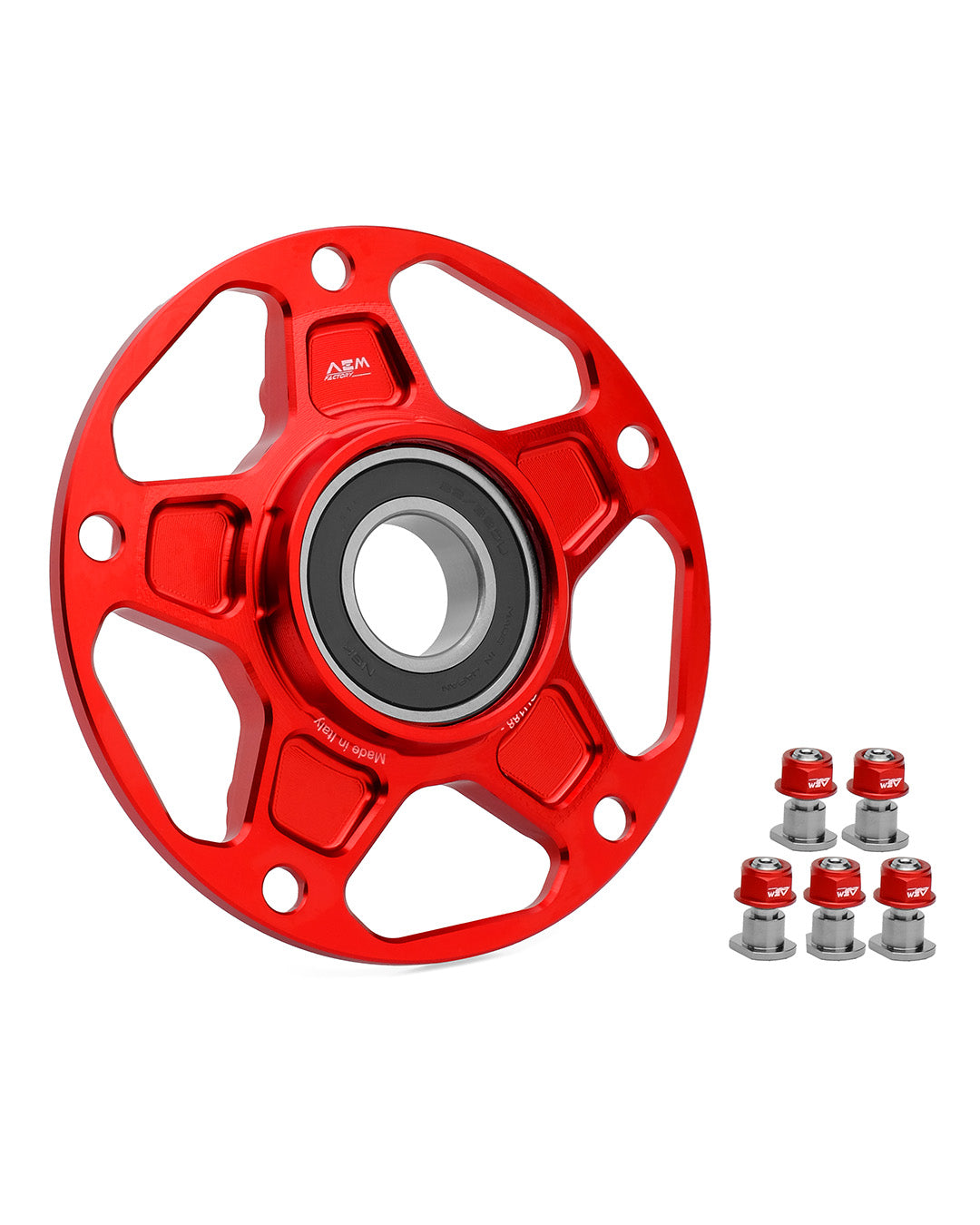 AEM FACTORY Aluminum Quick Change Carrier for Ducati Pangiale / Streetfighter V4 (2025+) - OE Wheels