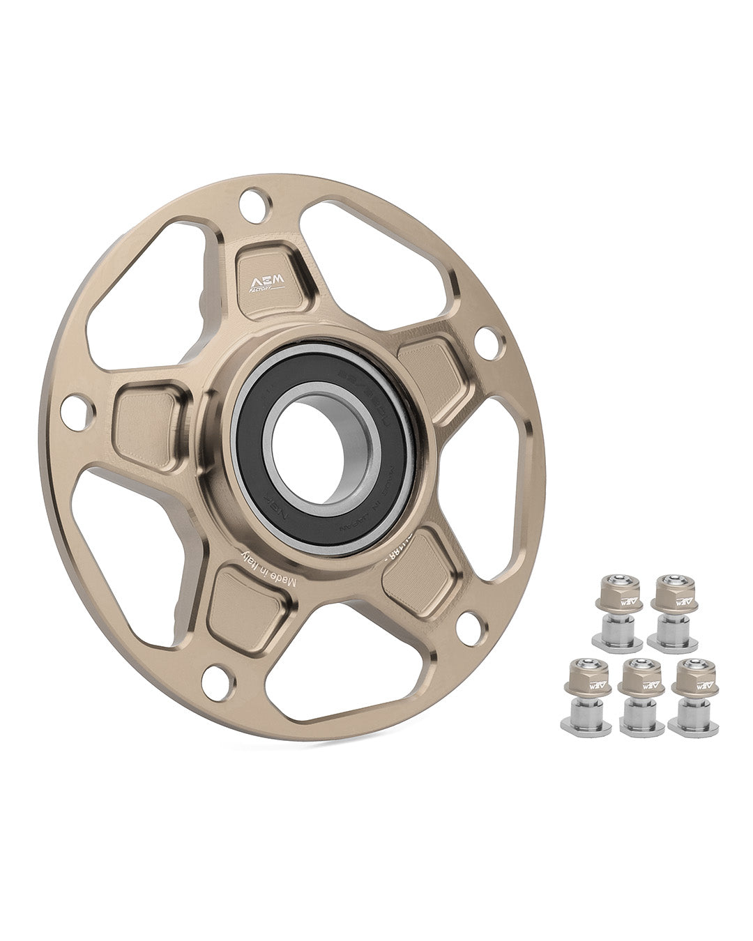 AEM FACTORY Aluminum Quick Change Carrier for Ducati Pangiale / Streetfighter V4 (2025+) - OE Wheels