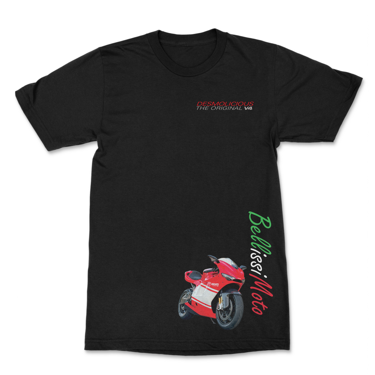 BellissiMoto "DESMOLICIOUS" Desmosedici T-Shirt