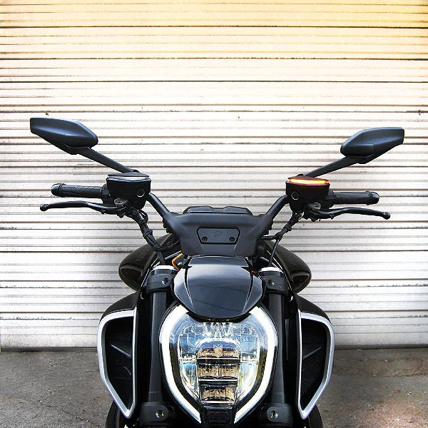 New Rage Cycles (NRC) Front Turn Signal Kit for the Ducati Diavel V4