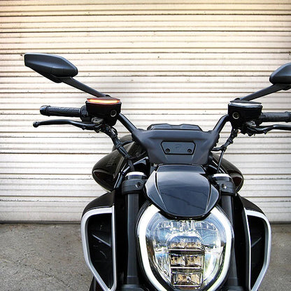 New Rage Cycles (NRC) Front Turn Signal Kit for the Ducati Diavel V4