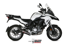 MIVV Slip-on, Oval Carbon, Standard Exhaust For Benelli TRK 502 2017-2021