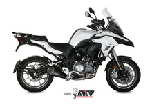 MIVV Slip-on, Delta Race Black, Standard Exhaust For Benelli TRK 502 2017-2021