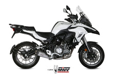 MIVV Slip-on, Delta Race Stainless Steel, Standard Exhaust For Benelli TRK 502 2017-2021