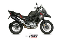 MIVV Slip-on, Speed Edge Black, Standard Exhaust For Benelli TRK 502X 2018-2021