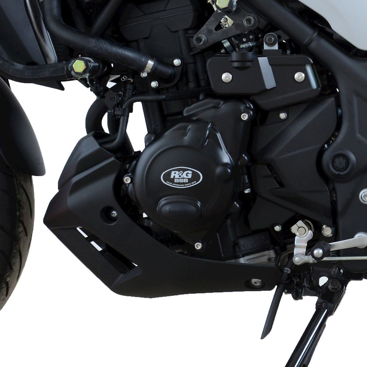 R&G Racing LHS Engine Case Cover (Race Version) for Yamaha YZF-R25 '14-'22, YZF-R3 / MT-25 '15-'22, MT-03 '06-'22