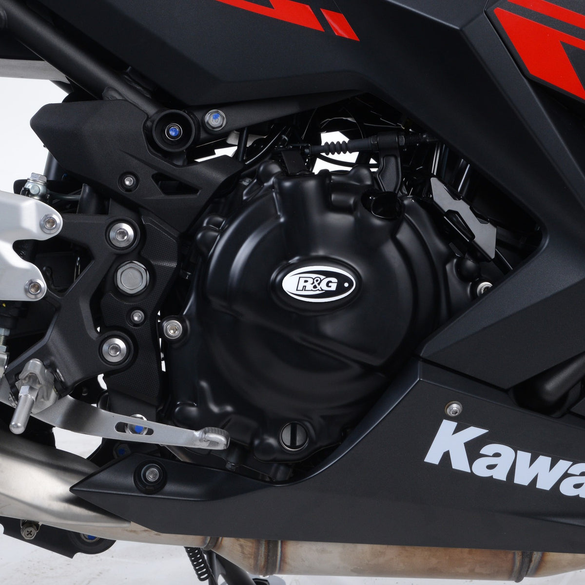 R&G Racing RHS Clutch Cover for Kawasaki Ninja 400 '18-'22, Ninja 250 '18-'19, Z400 '19-22, Z250 '19-'21