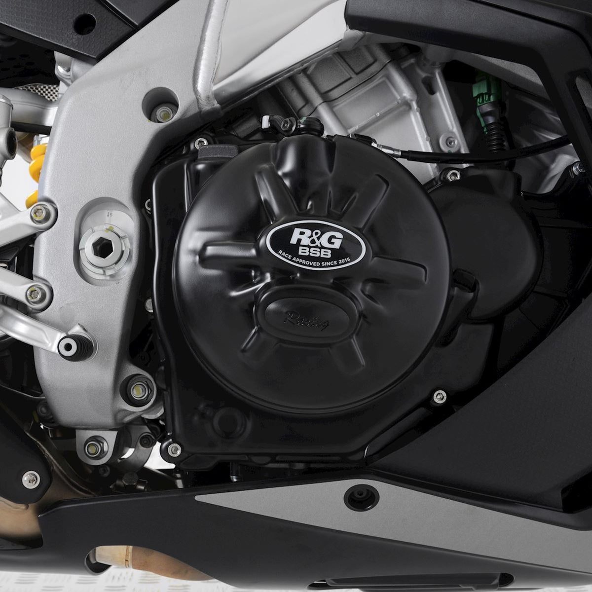 R&G Racing RHS Clutch Cover (Race/road version) for Aprilia RSV4 1100/Factory/Tuono V4 Factory '21-'22