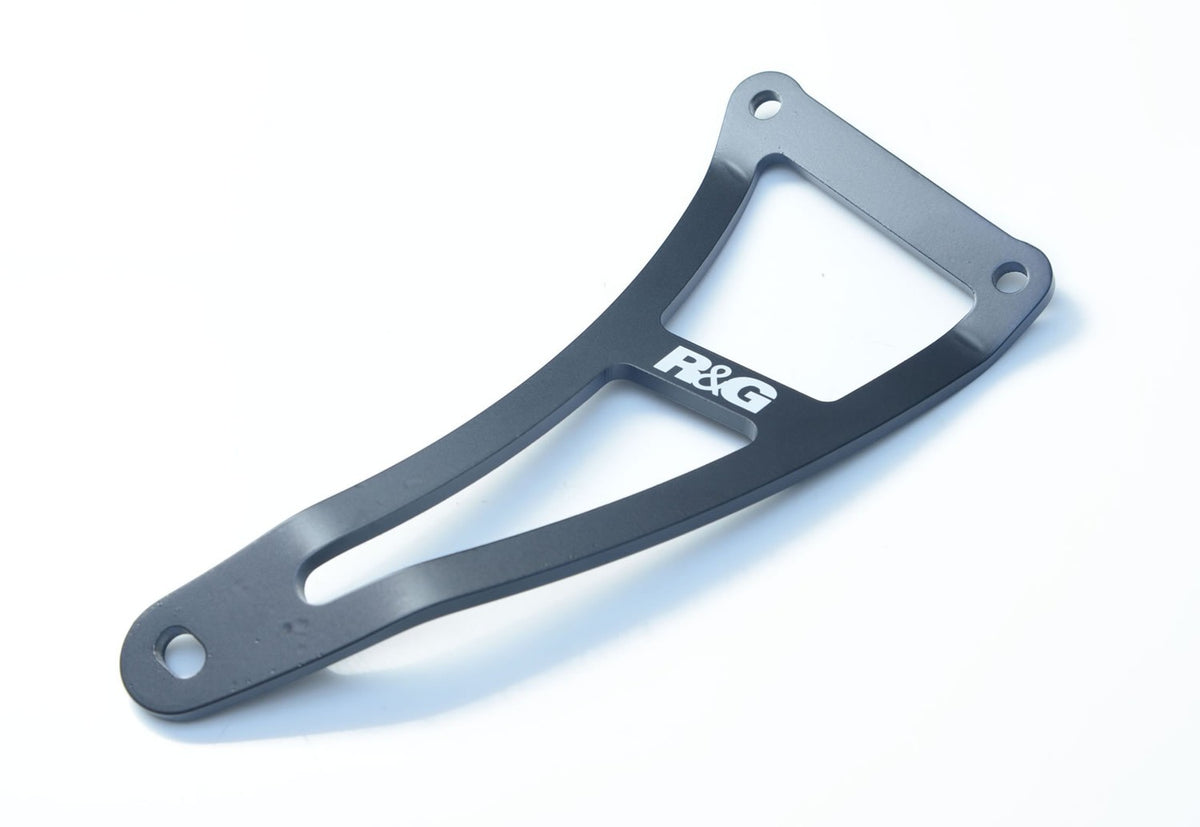 R&G Racing Exhaust Hanger with Akrapovic exhaust for BMW S1000R '17-'22