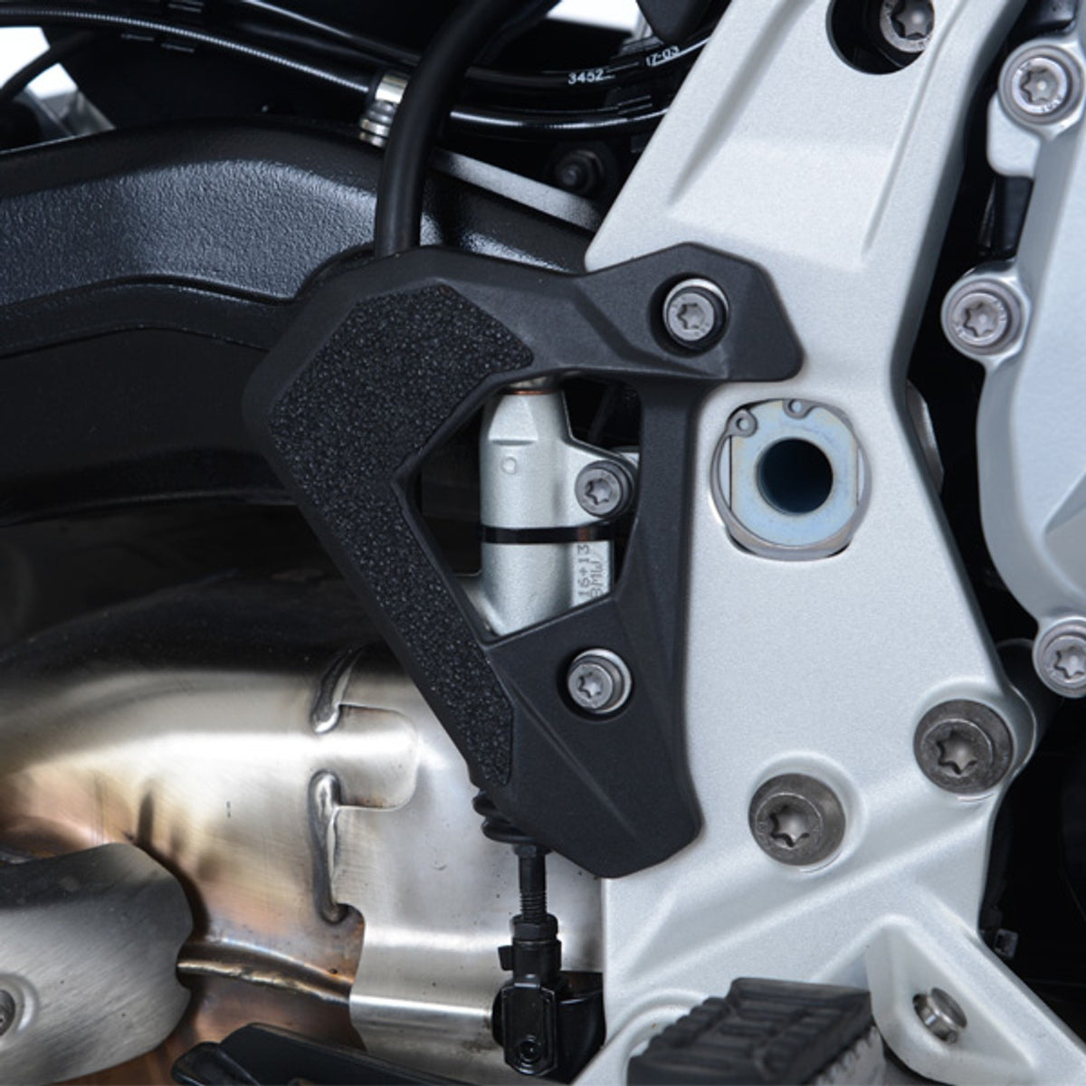 R&G Racing Boot Guard 2-piece (heel plate-mounted) for BMW F750GS / 850GS  '17-'21